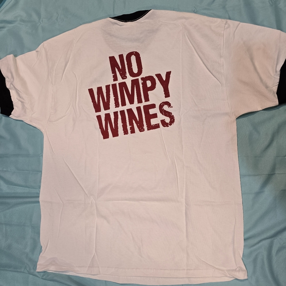 White and Black Graphic T-Shirt